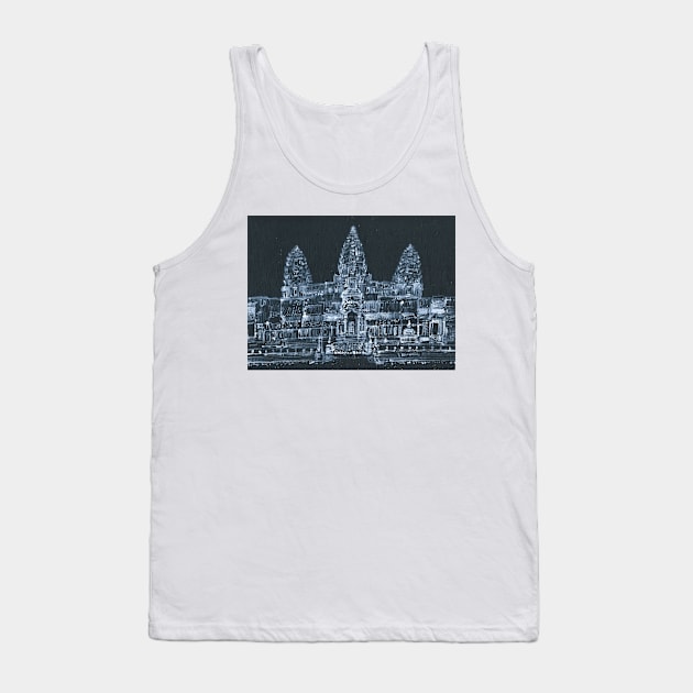 ANGKOR WAT Tank Top by lautir